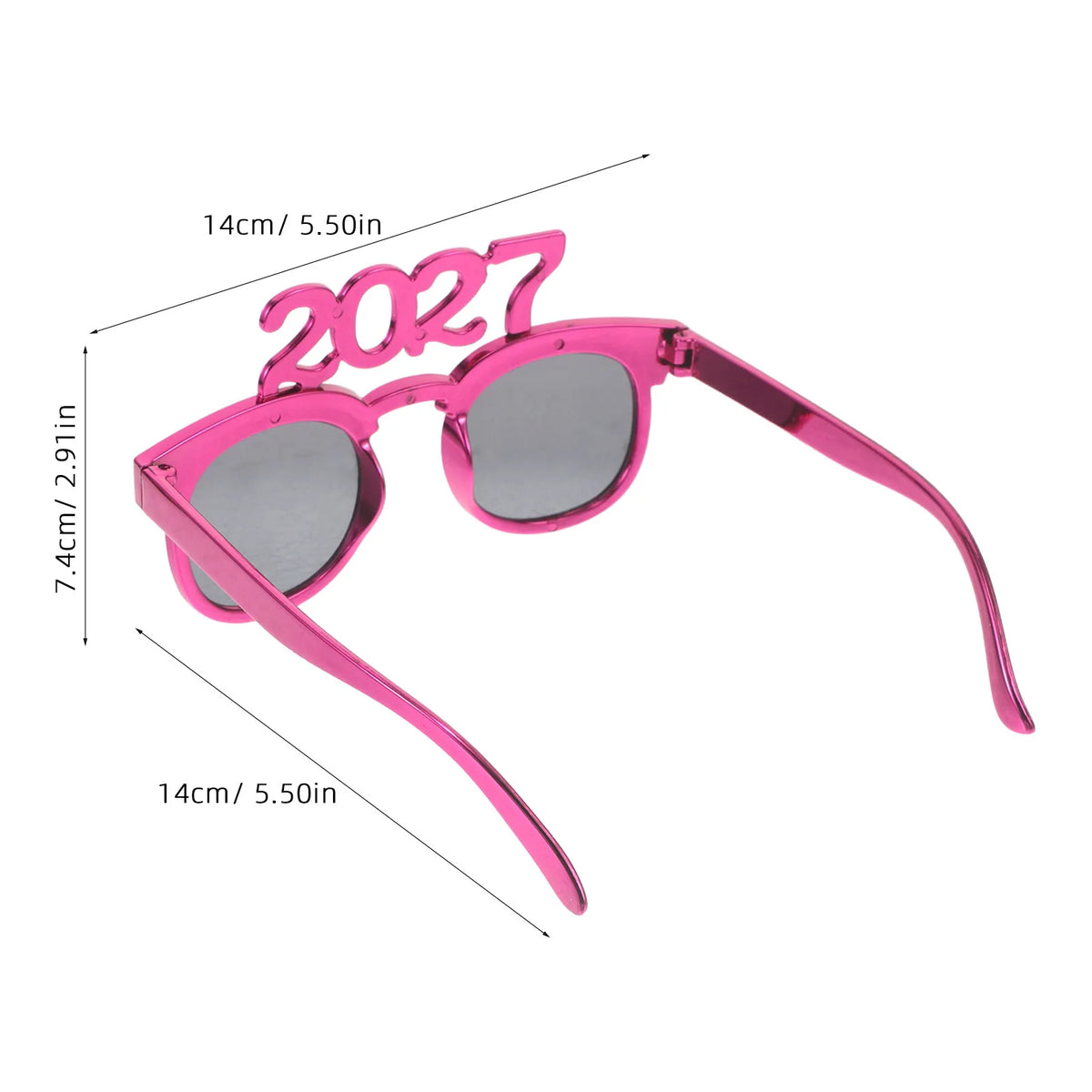 4Pcs 2027 New Year Party Sunglasses & Photo Booth Props Party Prop Glasses Richie's