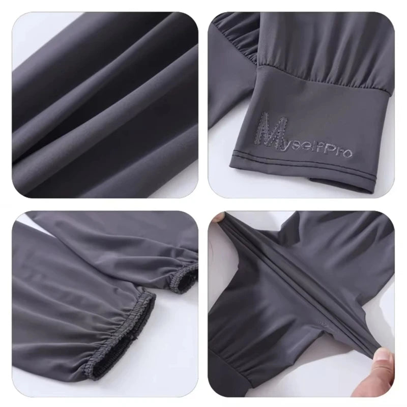 UV Protection Ice Silk Arm Sleeves – Cooling Outdoor Cover UV Arm Sleeves Richie's