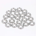 304 Stainless Steel Countersunk Fisheye Concave Washers 100pcs Countersunk Washers Richie's size12 100Pcs