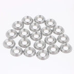 304 Stainless Steel Countersunk Fisheye Concave Washers 100pcs Countersunk Washers Richie's size12 100Pcs