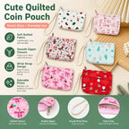 12-Piece Christmas Cartoon Coin Purse Wristlet Mini Handbag Set Coin Purse Set Richie's