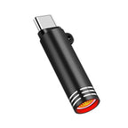 USB Type-C Flameless Windproof Lighter Keychain Gift USB Flameless Lighter Richie's A
