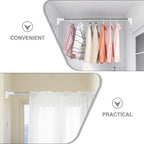 Adjustable Telescopic Stainless Steel Closet Rod & Wardrobe Bar Telescopic Closet Rod Richie's
