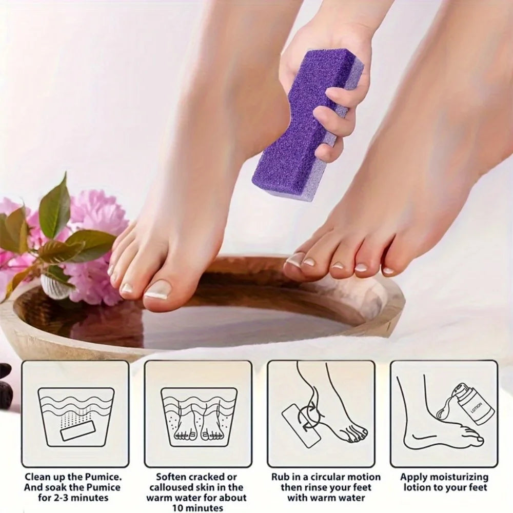 Floating Stone Foot Scrub – Reusable Exfoliating Foot File Foot Exfoliating File Richie's