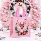 8 Christmas Gift Bags – Santa & Reindeer Non-Woven Totes Christmas Gift Bags Richie's