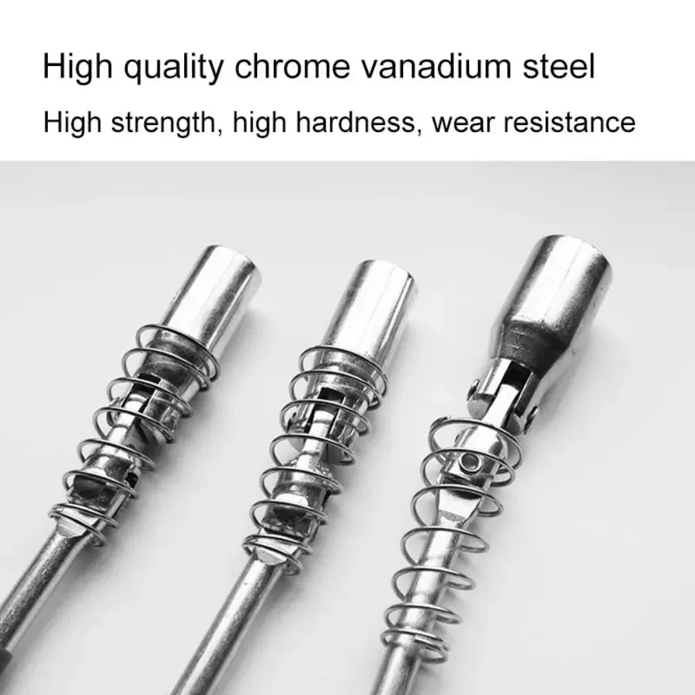Spark Plug Wrench Set T-Handle CR-V Steel – Car & Motorcycle Spark Plug Wrench Richie's