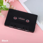 Blank Plastic Cassette Tape Shell – Empty Audio Recording Case Cassette Tape Shell Richie's Black
