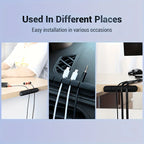 Multi-Slot Cable Organizer Clips – Cord Management for Desk & Car Cable Organizer Clip Richie's