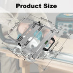 Circular Saw Edge Guide Positioner – Adjustable Cutting Rail Circular Saw Guide Richie's 39cm-34cm
