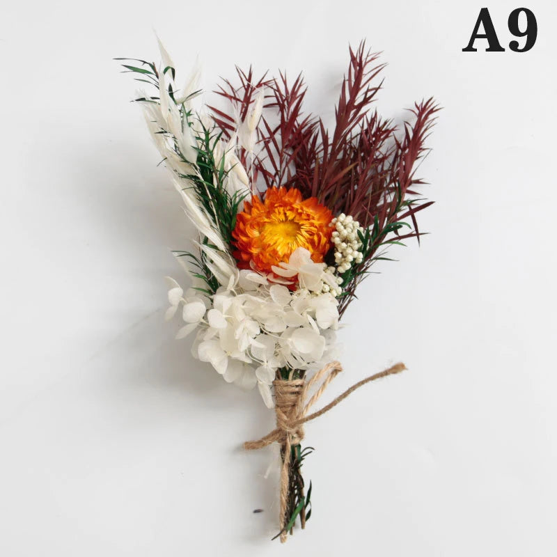 Mini Dried Flower Bouquet – Natural Baby's Breath Home Decor Dried Flower Bouquet Richie's A9
