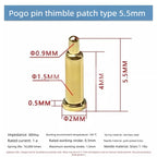 DIP SMD Double Spring PCB Pogo Pin Connectors 20/50/100 Pcs