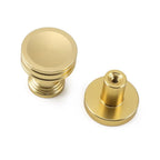Knurled Round Cabinet Drawer Knob – Gold Aluminum Door Handle Cabinet Drawer Knob Richie's