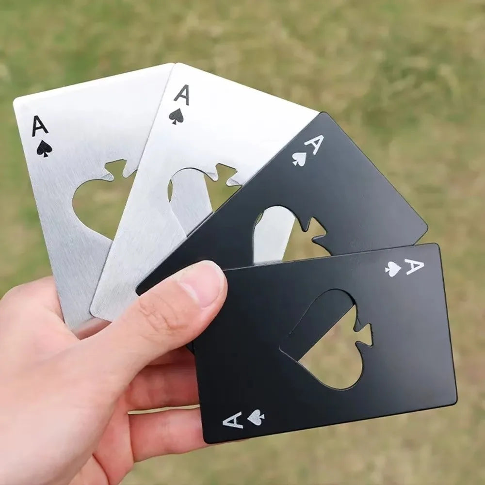 Stainless Steel Poker Bottle Opener Set of 5 – Pocket Size Bottle Opener Set Richie's