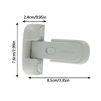Child Proof Fridge Lock – Universal Refrigerator Door Lock Refrigerator Door Lock Richie's