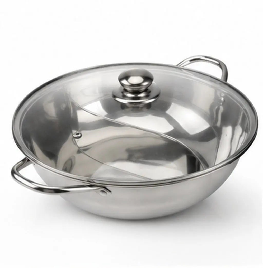 Yin Yang Dual Sided Hot Pot 30cm – Induction & Gas Ready Hot Pot Cookware Richie's
