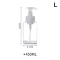 Clear Foam Pump Dispenser Bottles 250ml & 450ml Refillable Foam Pump Dispenser Richie's L-450ml
