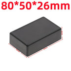 Waterproof ABS Plastic Project Box Electronic Enclosure Case Electronic Enclosure Box Richie's 80x50x26mm-Black