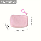 Plush Coin Purse Cute Mini Zipper Wallet Pouch for Women Mini Coin Purse Richie's