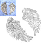 Silver Angel Wings Sequin Iron-On Patches – 2 Pack DIY Appliqué Iron-On Appliqué Patch Richie's