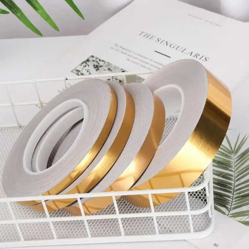 Gold Self-Adhesive Waterproof Sealing Strip – PET Tile Tape Decorative Sealing Tape Richie's