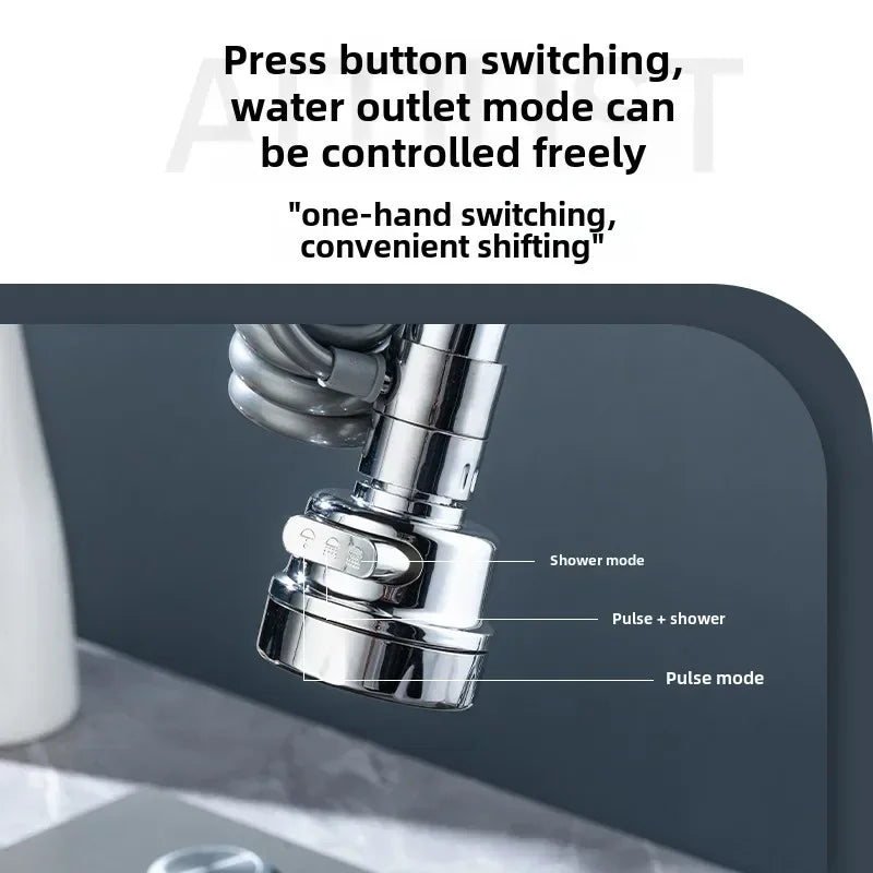 3-Level Pull-Out Faucet Extender Aerator – Kitchen Showerhead Faucet Extender Aerator Richie's