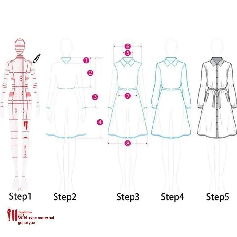 Fashion Illustration Template Ruler – Clothing Design & Quilting Clothing Design Ruler Richie's