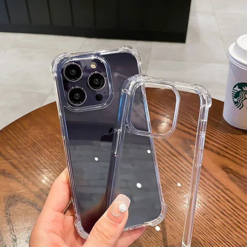 FUCHU Air-Bag Clear Case iPhone 17 Pro Max &amp; 18 – TPU Phone Case Richie's
