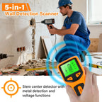 5-in-1 Wall Stud Detector – Wood, Metal & AC Wire Scanner Wall Stud Finder Richie's