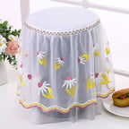 Pastoral Lace Embroidery Dust Cover for Air Fryer & Rice Cooker Appliance Dust Cover Richie's Dandelion-2