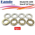 4pcs F8-16M Axial Thrust Bearings 8x16x5mm for 3D Printers Axial Thrust Bearing Richie's Default Title