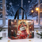 6 Large Christmas Gift Bags Non-Woven Reusable Holiday Totes Christmas Gift Bags Richie's