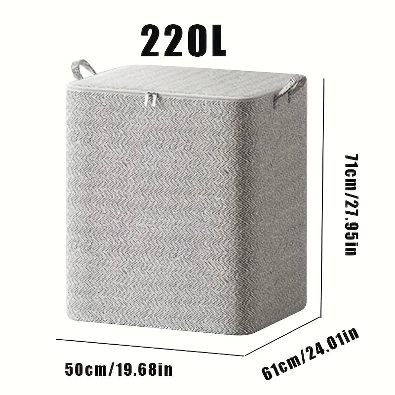Large Foldable Storage Bag with Lid & Reinforced Handles Foldable Storage Bag Richie's