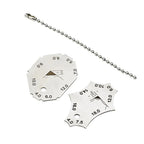 2-Piece Stainless Steel Fillet Welding Gauge Set | Weld Seam Welding Gauge Set Richie's Default Title