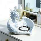 3D Printed Dragon Jewelry Tray | Minimalist Desk Key Organizer Decorative Storage Tray Richie's