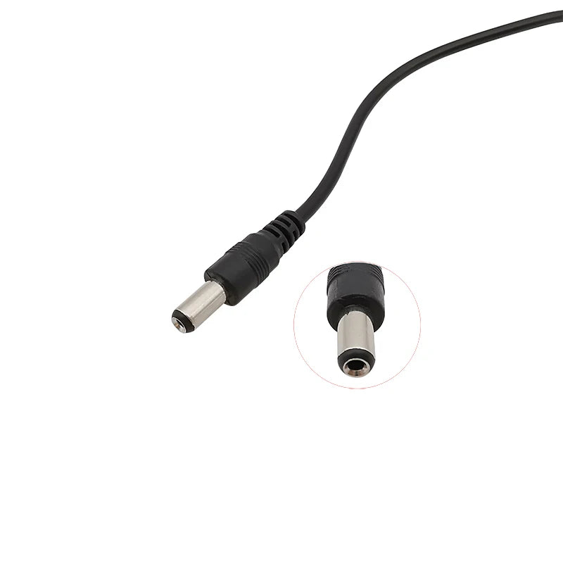 USB Type A to 5.5x2.1mm DC Power Cable 9V Male Plug 80cm DC Power Cable Richie's