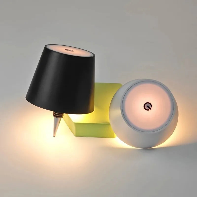 Wireless Touch LED Table Lamp – Rechargeable Dimmable Night Light LED Table Lamp Richie's