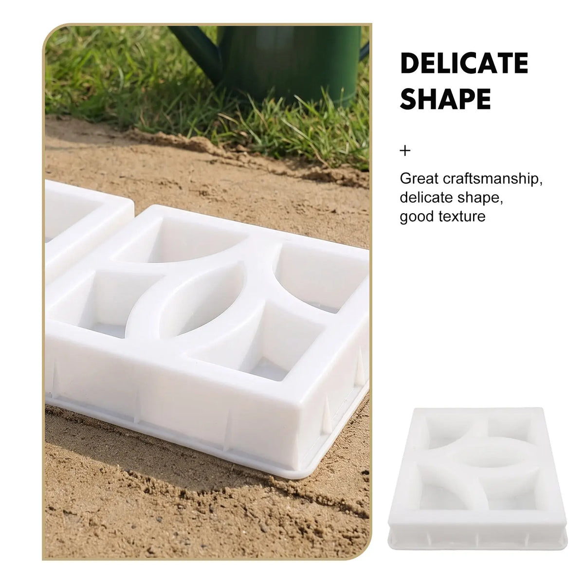 Reusable Hollow Breeze Brick Concrete Mold – Garden Patio Concrete Brick Mold Richie's