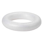 White Polystyrene Foam Ring DIY Wreath – Christmas & Wedding Craft Foam Ring Richie's