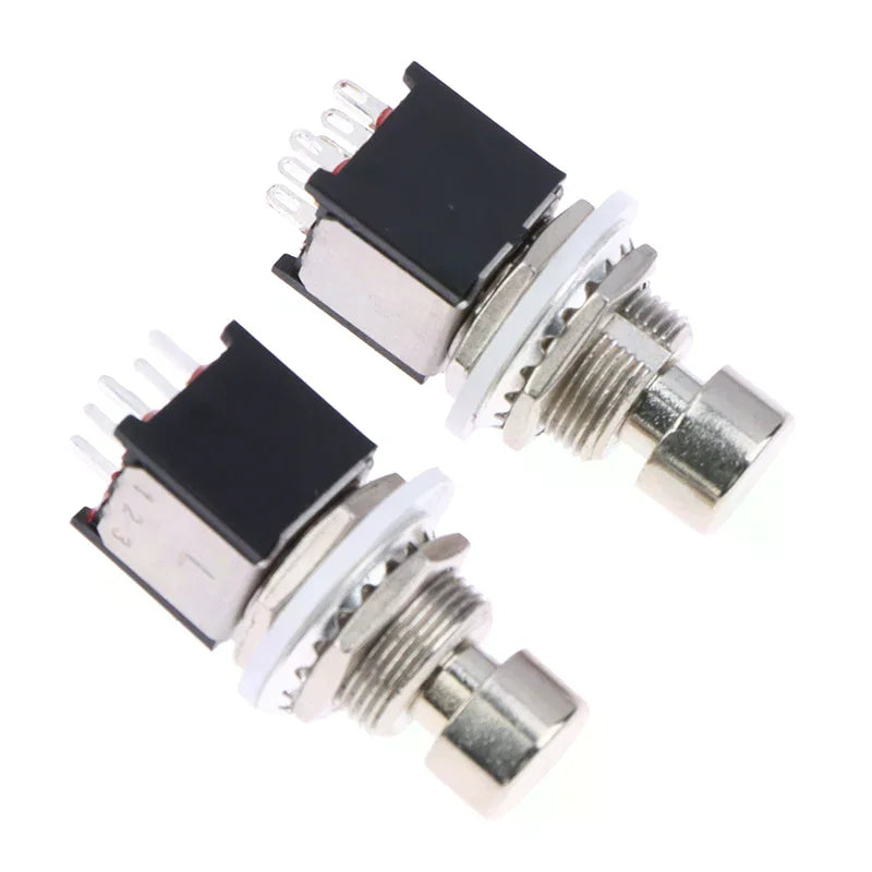 DPDT Foot Switch Guitar Effects Pedal Stomp Box 6-Pin Push Button Guitar Pedal Switch Richie's