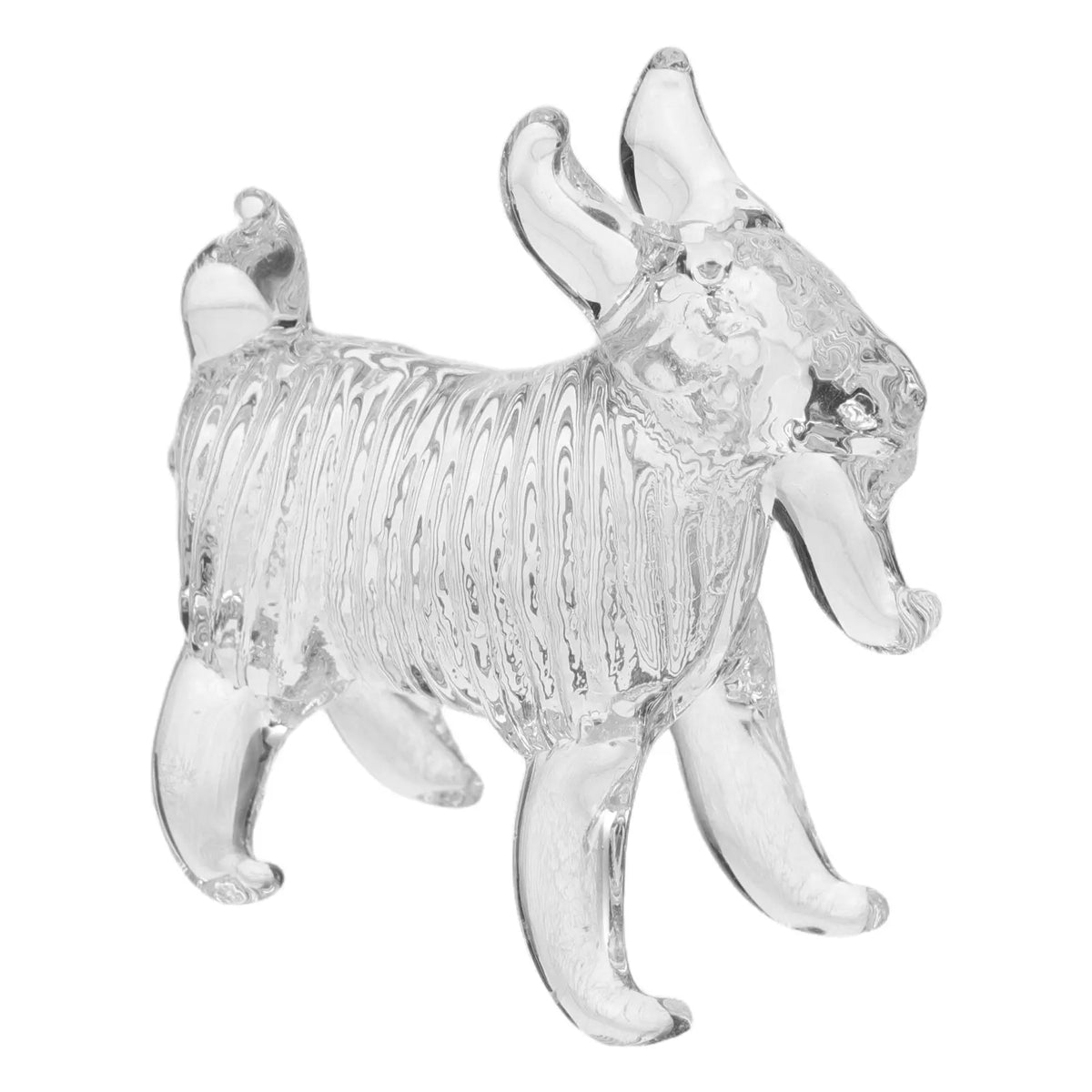 Crystal Glass Sheep Zodiac Figurine – Lunar New Year Décor Glass Zodiac Figurine Richie's