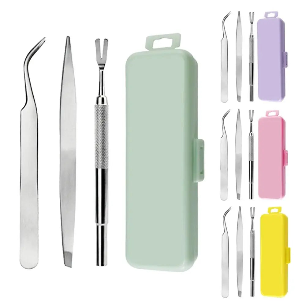 Stainless Steel Lice & Tick Remover Tweezers Set – Dogs & Cats Pet Grooming Tools Richie's