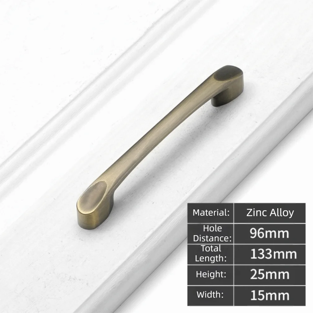 Zinc Alloy Cabinet Handles Antique Bronze Drawer Pulls Cabinet Drawer Pulls Richie's Style-3