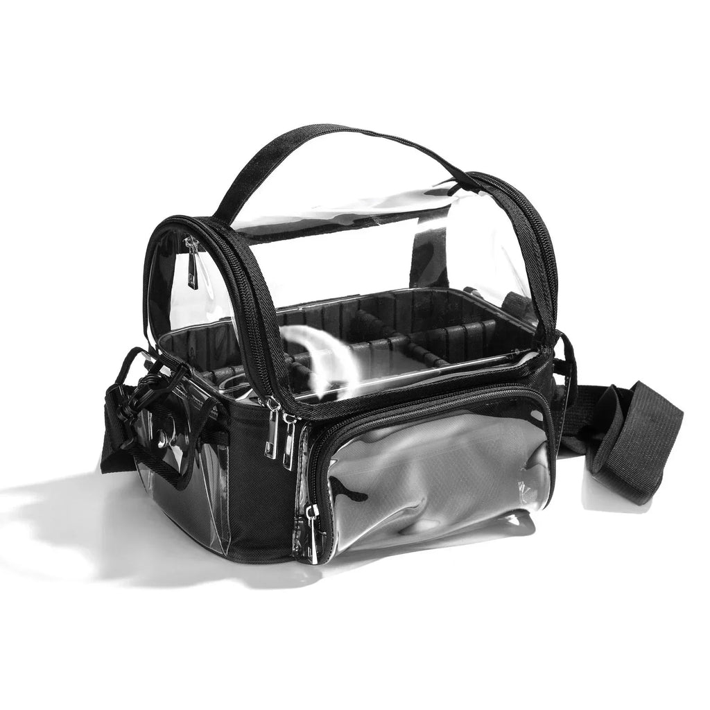 Clear Makeup Brush Holder Backpack | Waterproof Travel Case Cosmetic Organizer Bag Richie's 1 Pack