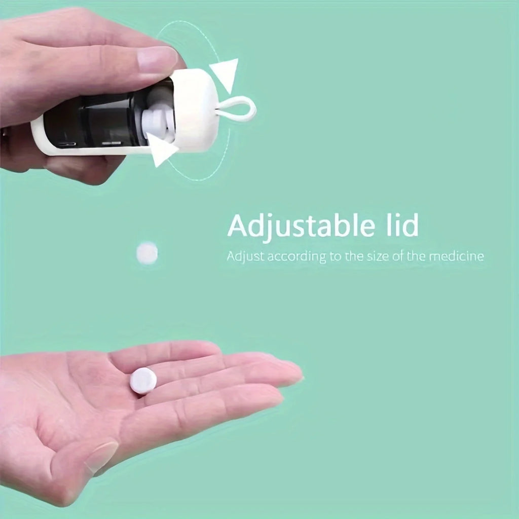 Portable Keychain Pill Box – Compact Travel Medication Organizer Keychain Pill Case Richie's