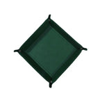 PU Leather Folding Valet Tray – Collapsible Desk Organizer Valet Storage Tray Richie's Green