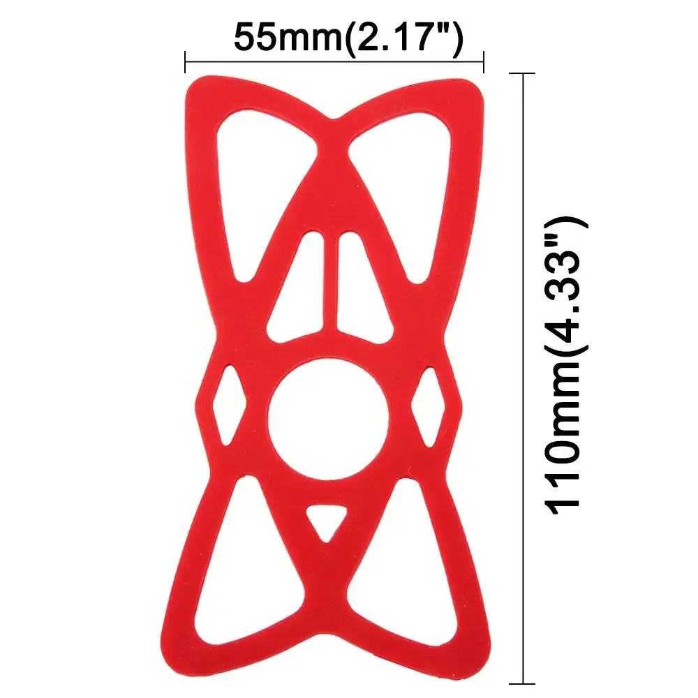 Universal Motorcycle Bike Phone Mount X Holder Silicone Grip Straps Bike Phone Mount Richie's