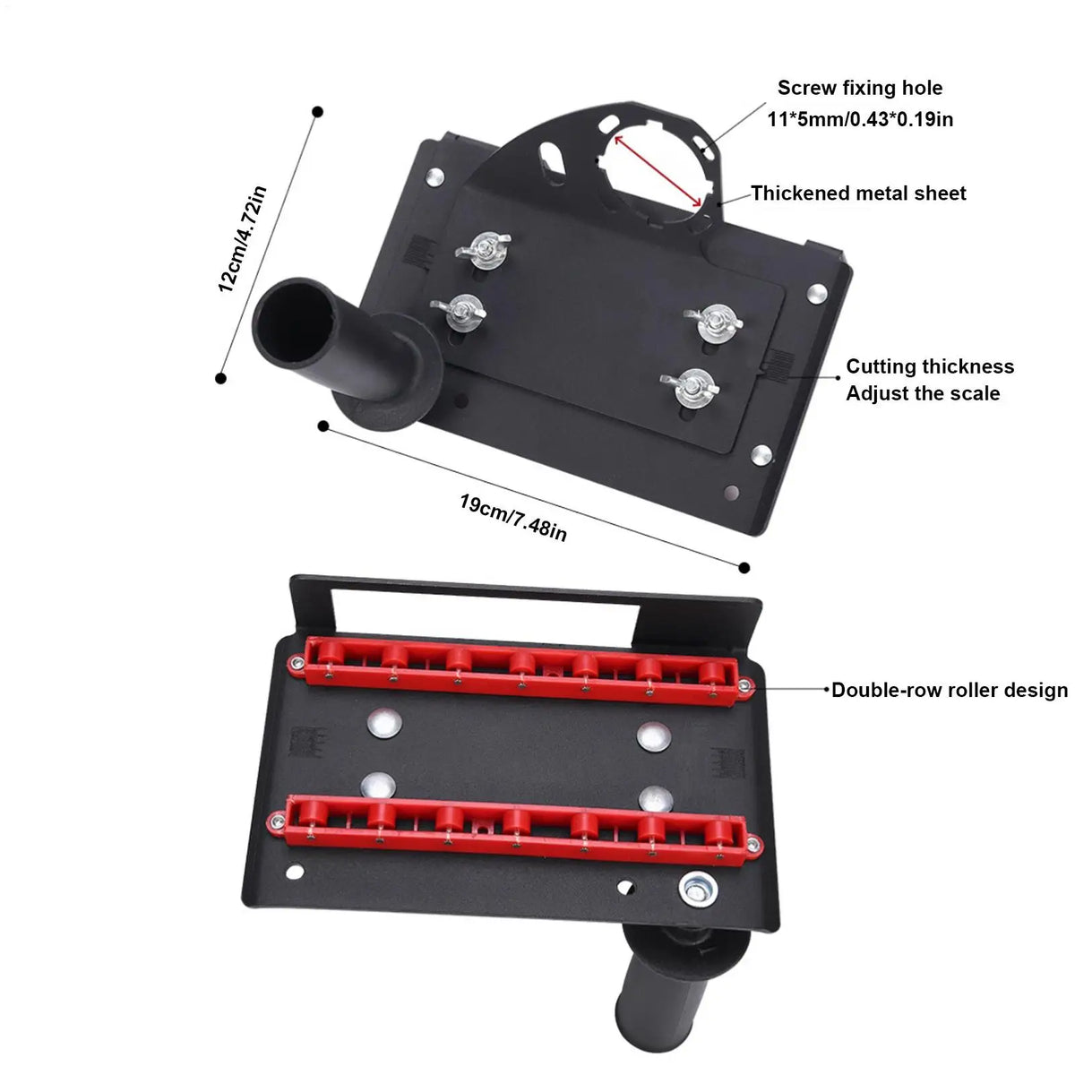 Ceramic Tile Chamfer Cutter 12mm Adjustable Angle Grinder Tool Tile Chamfer Tool Richie's