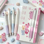 4-Pack 3D Cat Clip Telescopic Gel Pens – Black Ink & Soft Grip Novelty Gel Pens Richie's