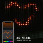 Programmable Pixel Curtain Light – App Control, DIY GIF & Text Smart Pixel String Light Richie's