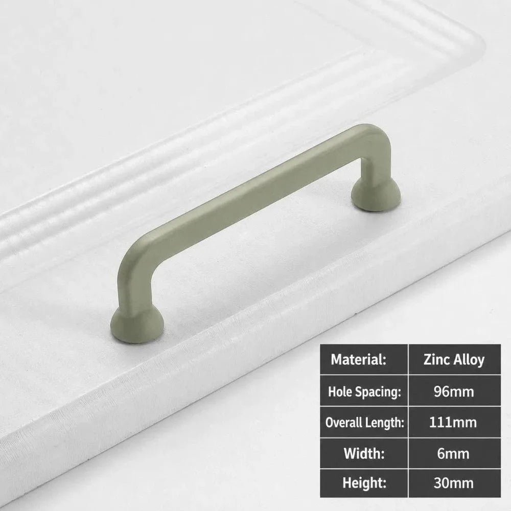 Zinc Alloy Cabinet Door Handle & Drawer Knob – Baked Paint Cabinet Door Handle Richie's 06-Green